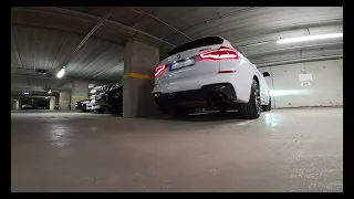 BMW X3 M40i B58 engine stock exhaust sounds, pops and bangs, watch till the end!