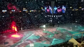 Pre-game for game 3 of San Jose Sharks &  St. Louis Blues