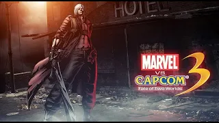 Ultimate Marvel VS Capcom 3 Dante Team air combo and Iron Fist Combos 100% 1080p 30fps