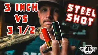 Are 3 1/2 Inch Shells WORTH THE MONEY??? - 3 Inch VS 3.5 Inch Shotgun Shell TEST! (STEEL)