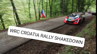 WRC CROATIA RALLY SHAKEDOWN