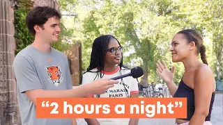 Asking Princeton Students If They Ever Sleep