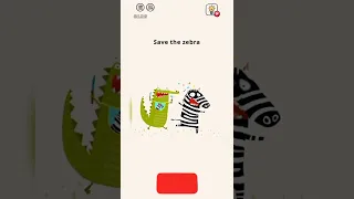 Brain Wash Draw level 138 Save the zebra