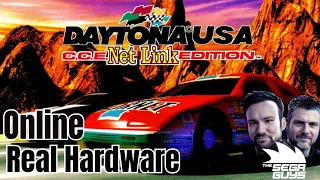 Daytona USA CE head-to-head on SEGA SATURN via NetLink! (Real Hardware)