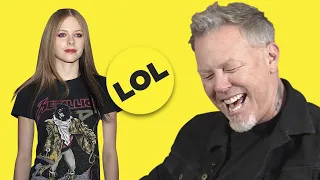 Metallica reacciona a celebridades con playeras de Metallica