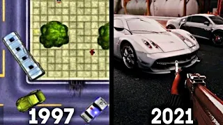 VEJA A INSANA EVOLUÇÃO DO GTA !!! (1997-2021)