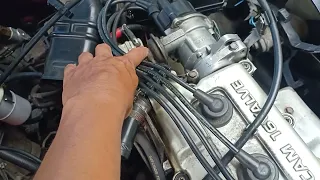 Nissan Sentra Carburetor vacuum lines