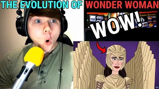 The Evolution of Wonder Woman (Animated) @TellItAnimated REACTION!