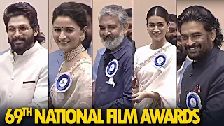 FULL VIDEO : 69th National Film Awards 2023 | Allu Arjun | Alia Bhatt | SS Rajamouli | Kriti Sanon