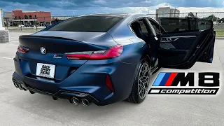2023 BMW M8 Competition Gran Coupe Walkaround Review + Exhaust Sound Revs