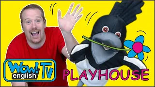 Playhouse for Kids with Steve and Maggie | Playing with Wow English TV