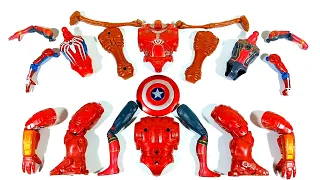 Merakit Mainan Hulk Buster, Spider-Man,Siren Head Avengers Superhero Toys