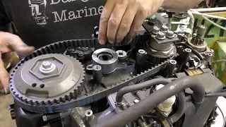 Outboard timing belt replacement