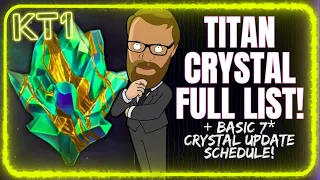 We Finally Know Titan Crystal Starting Pool Of Champions AND How Basic 7 Star Crystal Will Update!