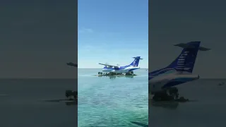 ATR Beautiful Flyby Of Lighthouse In Tahiti!