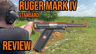 My Favorite 22LR Pistol! | Ruger Mark IV Standard Review #gunreview