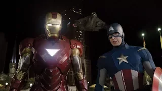 Homem de Ferro e Capitão América vs Loki | Dublado HD