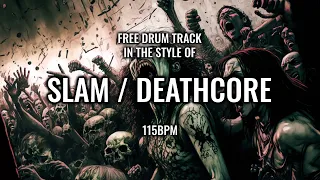 This Deathcore Drum Track is INSANE! 115BPM