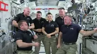 Expedition 41 Crew Hands Over Reins of ISS, Prepares to Head Home