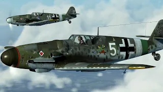 Mixing it up on Combat Box in the Bf 109 G-14. IL-2: Great Battles in 4k.