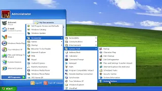 Restauration du systeme sous Windows XP