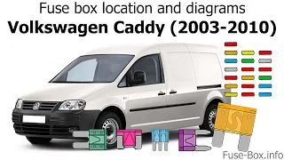 Fuse box location and diagrams: Volkswagen Caddy (2003-2010)