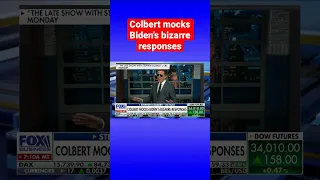 Stephen Colbert jokes whether President Biden is fit to run for office again #shorts
