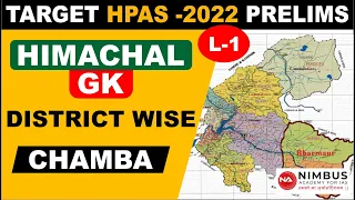 District Wise Analysis || #Chamba Geography || Part 1|| #HP GK