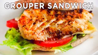 Fried Grouper Sandwich