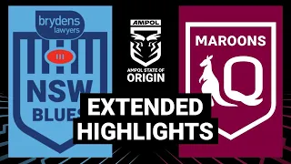 State of Origin 2022 | Game 1 | Extended Highlights | NRL