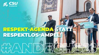 Statement mit Alexander Dobrindt, Friedrich Merz und Markus Söder | #ANDECHS23