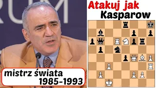 SZACHY 374# Atakuj  jak Kasparow, sztuka ataku Kasparow - Kramnik 1994 sycylijska wariant Swesznikow