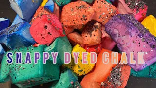 Colorful Dyed Ader Gymchalk Crush | Crunchy Gym Chalk Asmr