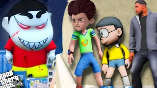 GTA5: Kicko , Nobita play Sea jump hard Ramp Challenge to Save Franklin