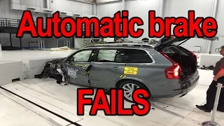 Automatic braking system test fails