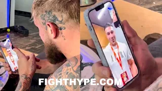 JAKE PAUL FACETIMES TOMMY FURY & TELLS HIM “LET’S MAKE THE FIGHT” NEXT AFTER HE BEATS ANDERSON SILVA