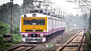 Conventional 12 Coach Kolkata EMU Train's quick Acceleration after Departing | Eastern Railways