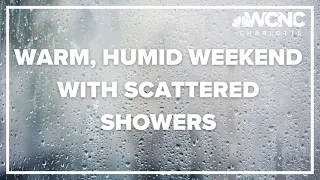 Forecast: Warm, humid weekend with scattered showers