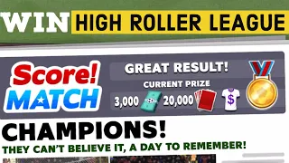 SCORE! MATCH WIN HIGH ROLLER LEAGUE EVENT | 20.000 CARDS | DRAMATIC FINAL