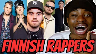 Reacting To Finnish Rappers (JVG, Lauri Haav, Teflon Brothers) | Finnish Subtitle | (FINNISH RAP)