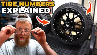What the Size Numbers mean on your golf cart tires!