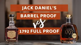 The Highest Proof & HIGHEST VALUE Bourbons? | Jack Daniel's Barrel Proof vs 1792 Full Proof BLIND