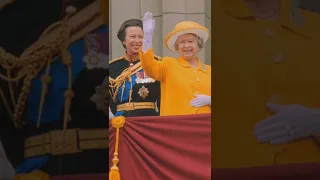 Queen Elizabeth and her only daughter Princess Anne | Crown Queen Official