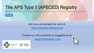 APS-1/APECED in 2019: New Knowledge on Managing the Individual Patient