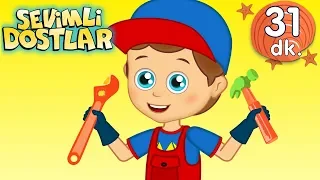 İşte Bir Tamirci ⚙️Sevimli Dostlar Bebek Şarkıları 2019 | Adisebaba TV Kids Songs and Nursery Rhymes