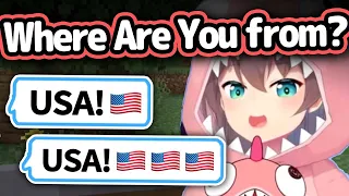 Matsuri Summons Americans In Chat After Asking "Where Are You From?"【Hololive】