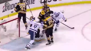 Connor Brown 1st Goal of the Playoffs | Game 5 | Toronto Maple Leafs @ Boston Bruins - 4/21/2018