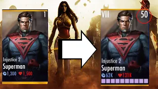 How To level up and character in injustice fast