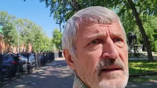 Москва сквер Казацкой Славы через 8 дней