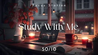 Study With Me ~ Pomodoro Timer 50/10 🎶 Bird Sound - Lofi Music ✨Focus Station